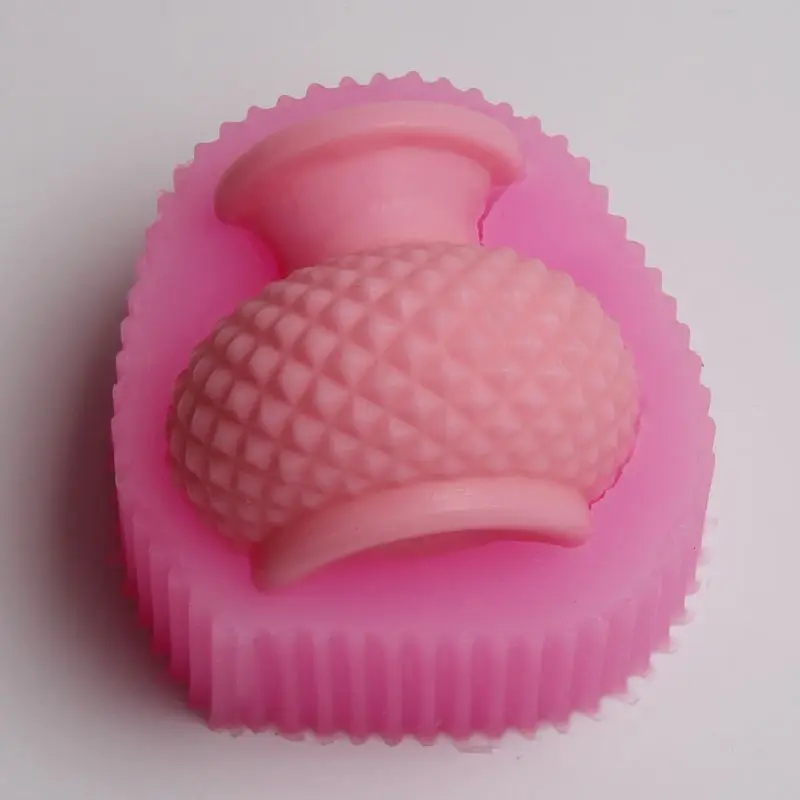 

High quality Silicone mould 3D vase shape Fondant cake mold Handmade soap mold resin clay craft DIY tools