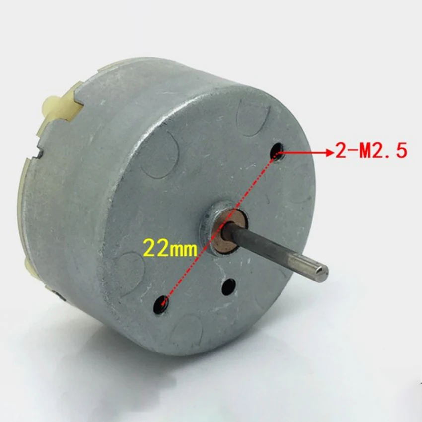 رمح طويل 500 نموذج مايكرو موتور الثمينة فرشاة معدنية DC6-24V الآلات الكهربائية لتقوم بها بنفسك مدلك ، مصباح دوار #3