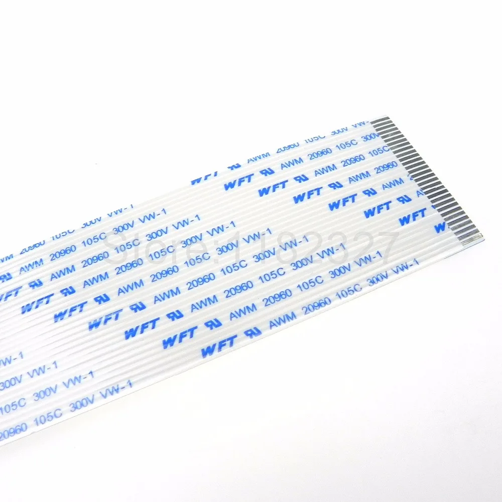 

High Quality Flat Flex Cable WFT AWM 20960 105C 300V VW-1 30pin 1.0mm pitch same side contact A type 600mm length FFC cable