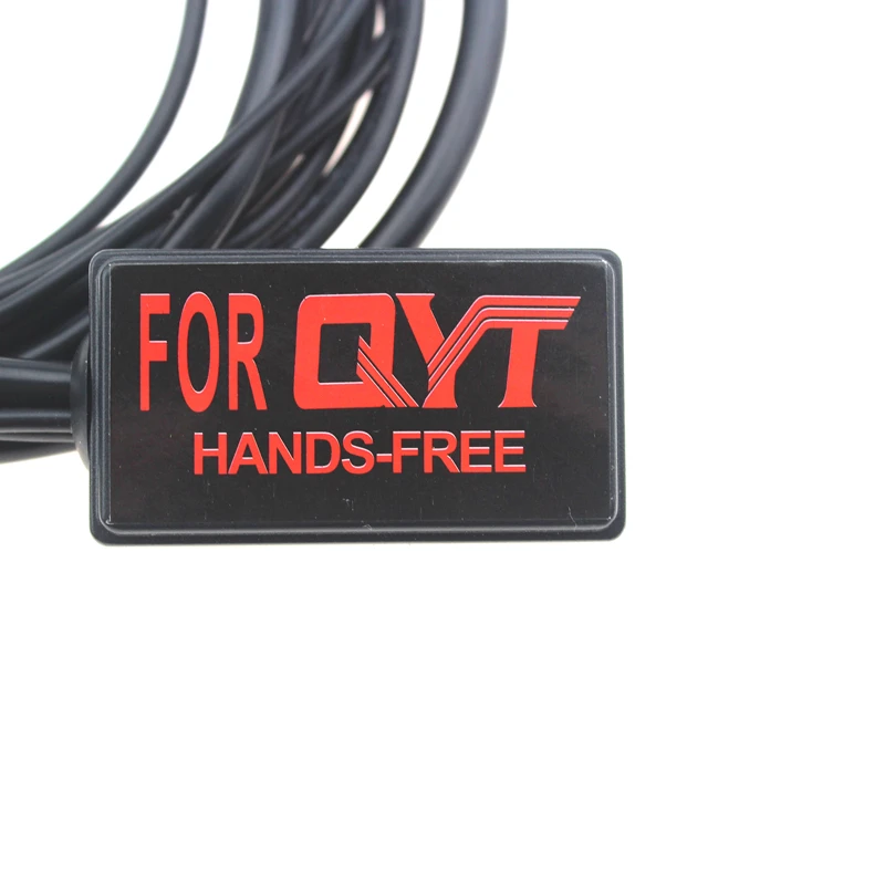 Micrófono de cristal para walkie-talkie, manos libres, PTT, para Mini Radio de coche, QYT KT8900/KT8900R