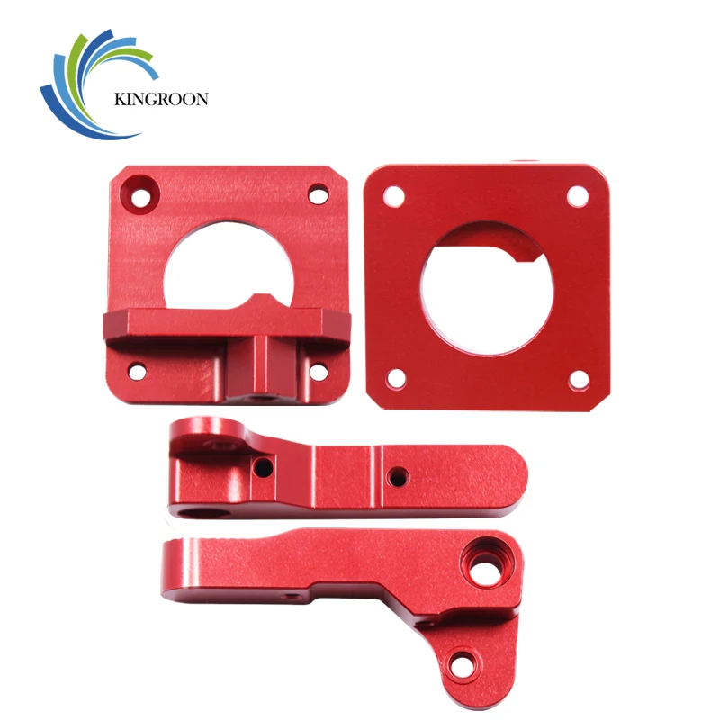 KINGROON mise à niveau MK8 extrudeuse à distance rouge pour imprimante 3D extrudeuse entièrement en métal Bowden main droite gauche 1.75 Filament pièce d'imprimante 3D
