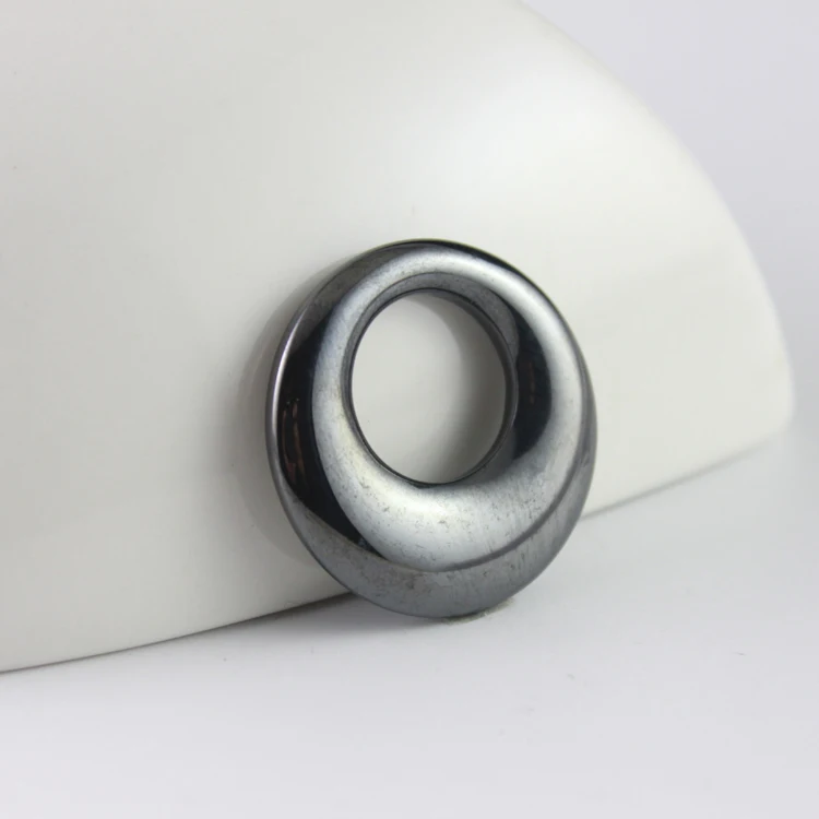 hot sale fashion hematite circle pendant accessories diy accessories  HP1030