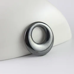 hot sale fashion hematite circle pendant accessories diy accessories HP1030