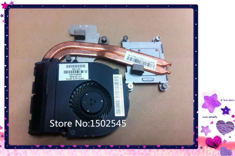 

Free shipping new genuine original laptop CPU fan heatsink & fan for HP DM4 DM4-3000 3024TX 3025TX Radiator fan 669934-001