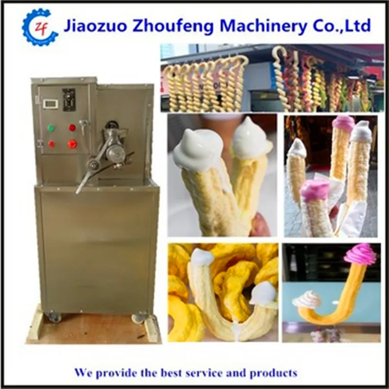 

Ice Cream Popcorn Cone Hollow Tube Pop Corn Puffed Ice Cream machine Hollow Tube Corn Puff Snack Extruder