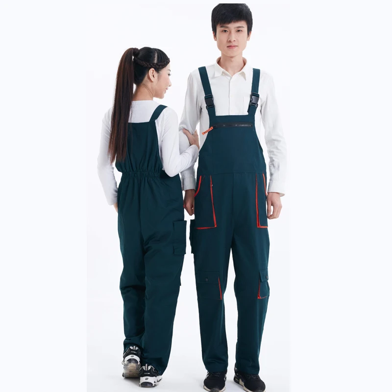 

Bib Overalls Men Women Work Clothing Sleeveless Coveralls Repairman Protective Coverall Dancing Strap Jumpsuits Working Uniforms