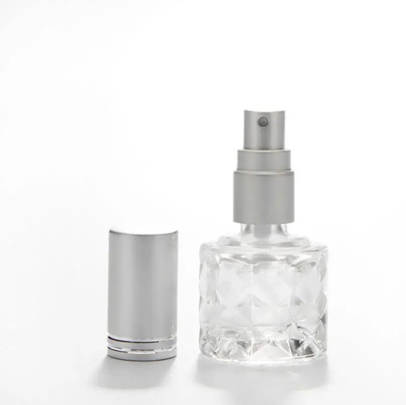 Atacado 8 ml frasco de spray de vidro frascos de perfume recarregável garrafa de perfume fragrância garrafa de embalagem cosmética