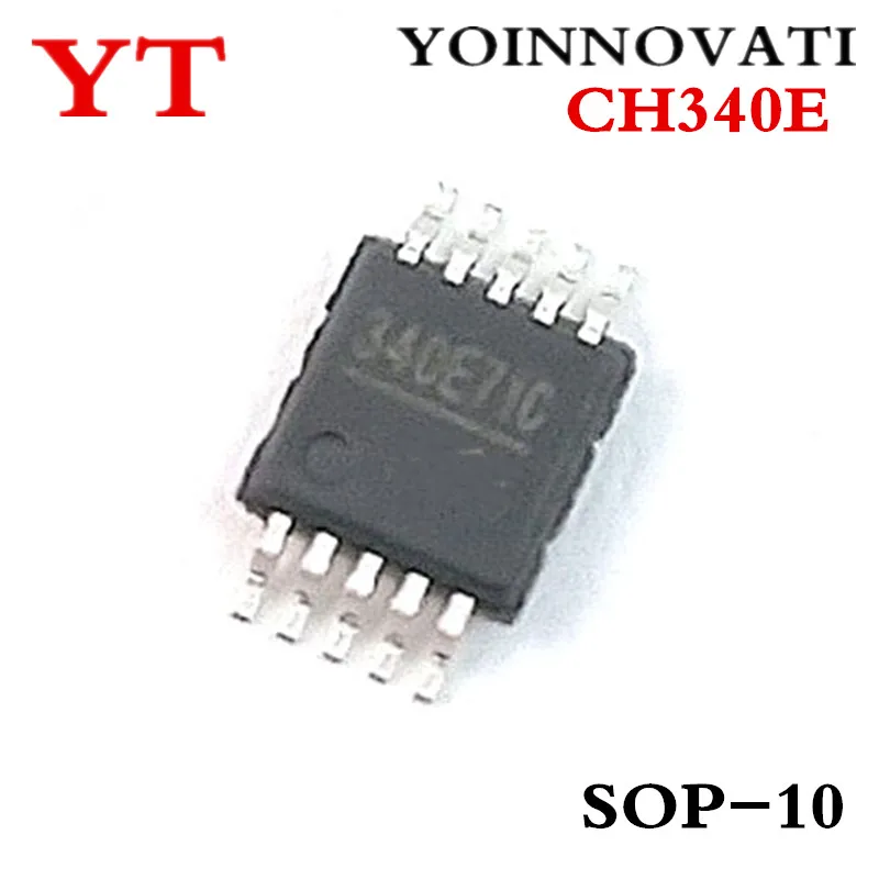 

50pcs/lot CH340E CH340 MSOP10 IC Best quality