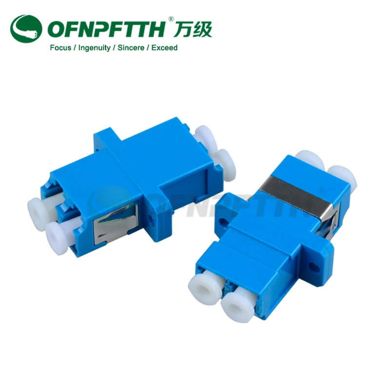 0.3dB Fiber Optic Singlemode Duplex LC Adaptor