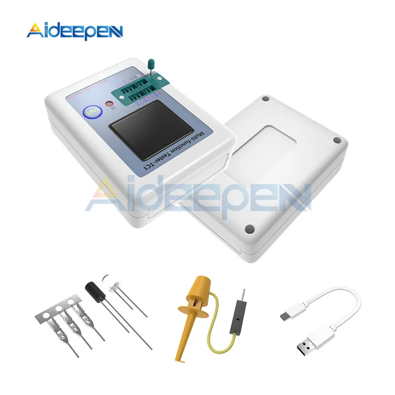 LCR-TC1 TC1 Colorful Display Multifunctional TFT Backlight Transistor Tester For Diode Triode Capacitor Resistor Transistor