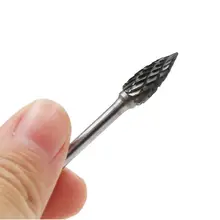 10pcs 3x6mm Tungsten Rotary Tool Bits #4