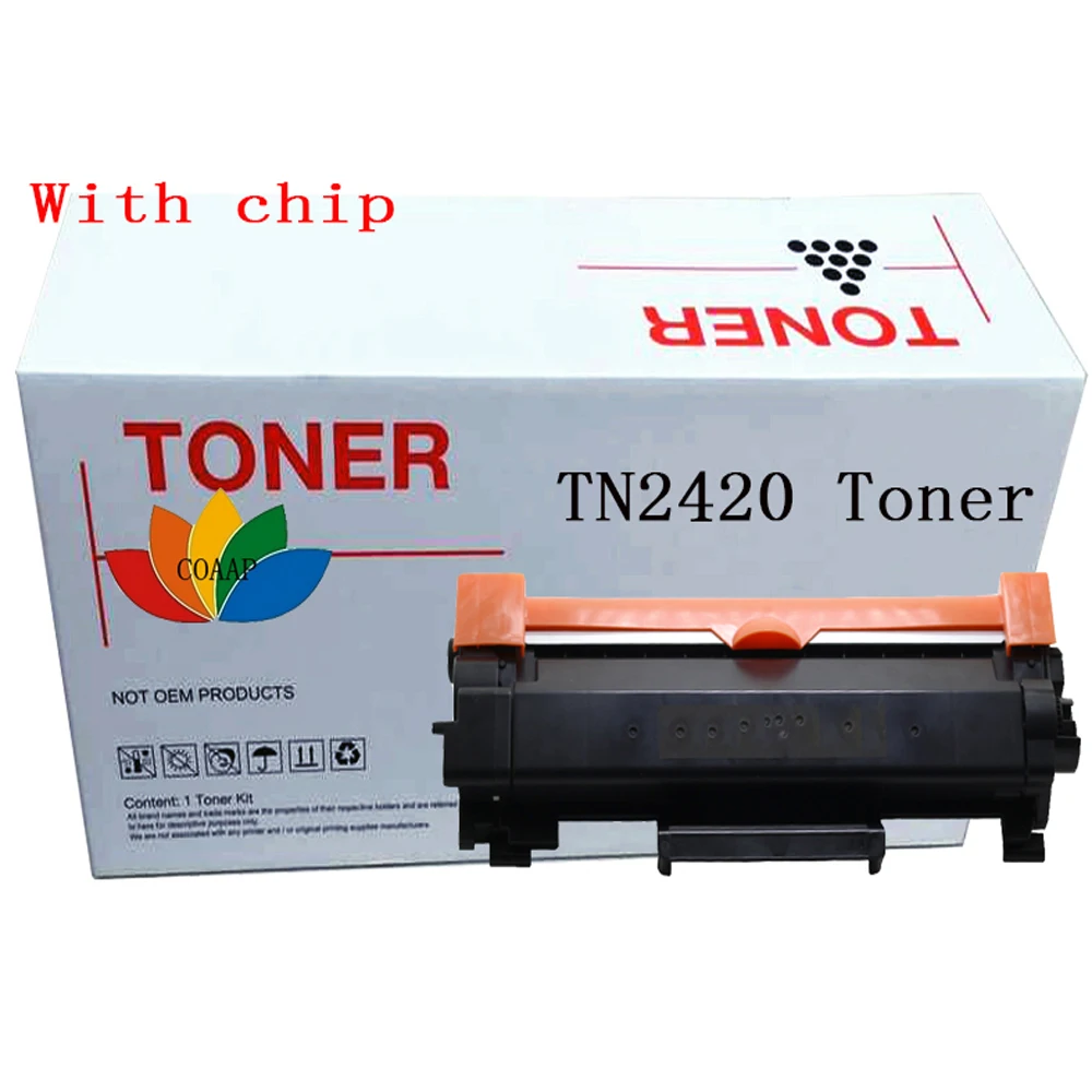 1x Replacement Toner Cartridge for Brother 2420 TN-2420 DCP-L2510D L2530DW L2537DW L2550DN L2550DW & HL-L2375DW L2370DN L2350DW