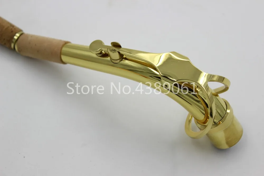 Brass Gold Lacquer Alto Saxophone Bent Neck High Quality New Saxophone Connector Musical Instrument Accessories