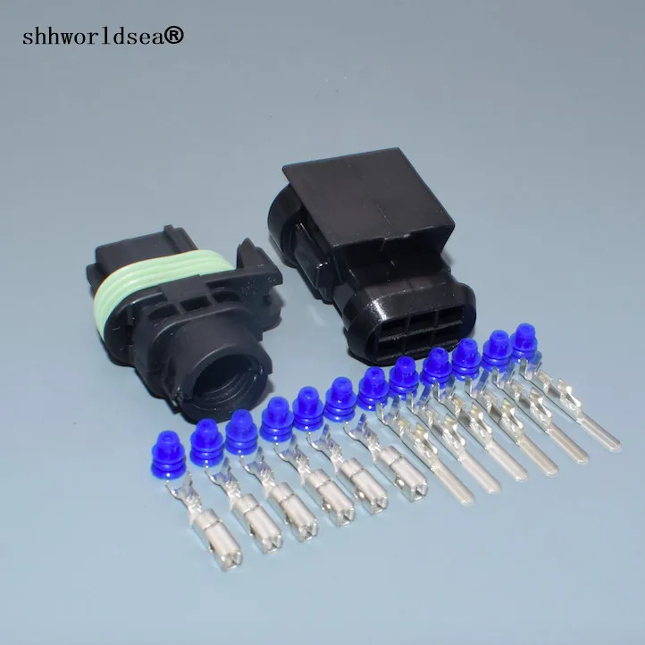 

Shhworldsea 6 Pin 3.5mm auto Waterproof Car Electrical Auto Connector 211PC063S0003 Female Housing Black Plug 211 PC063S0003