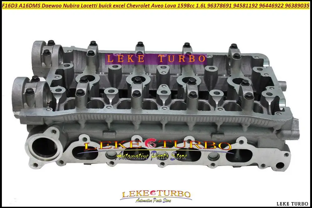 xxx F16D3 A16DMS Cylinder Head 96378691 94581192 96446922 96389035 For buick excel For Chevrolet Aveo Lova Nubira 1.6L DOHC 16v