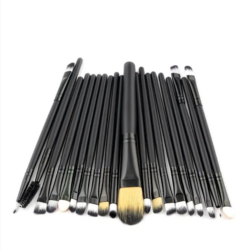 Pro Makeup Brushes Set Include Foundation Concealer Eye Shadow Eyeliner Eyelash Lip Powder Brushes Kit Makeup Tools 20pcs/set