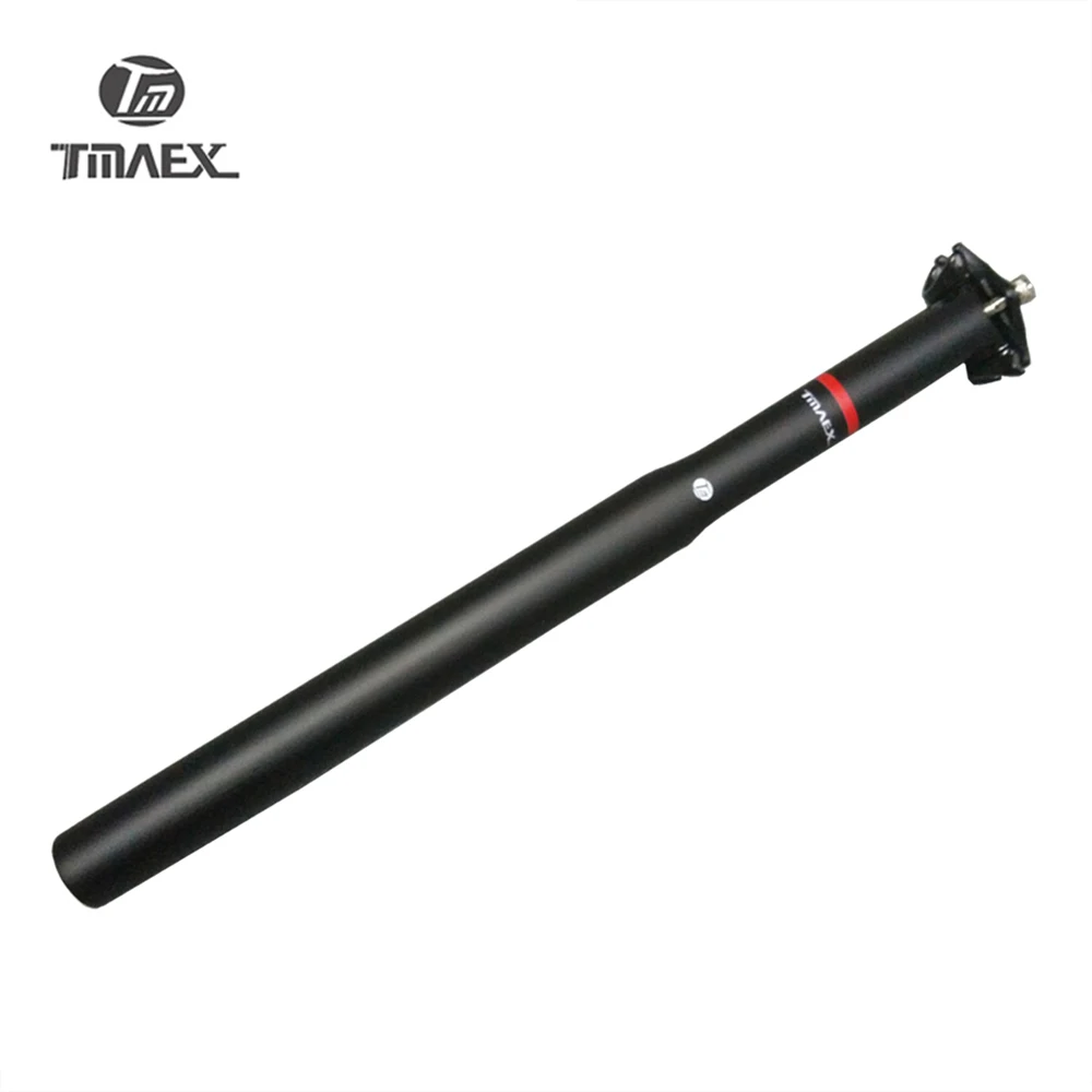 TMAEX- Carbon Seatpost for Mountain Bicycle, Road Bike, Breaking Wind, 350mm, 400mm, Black Matte, MTB Parts, 230g