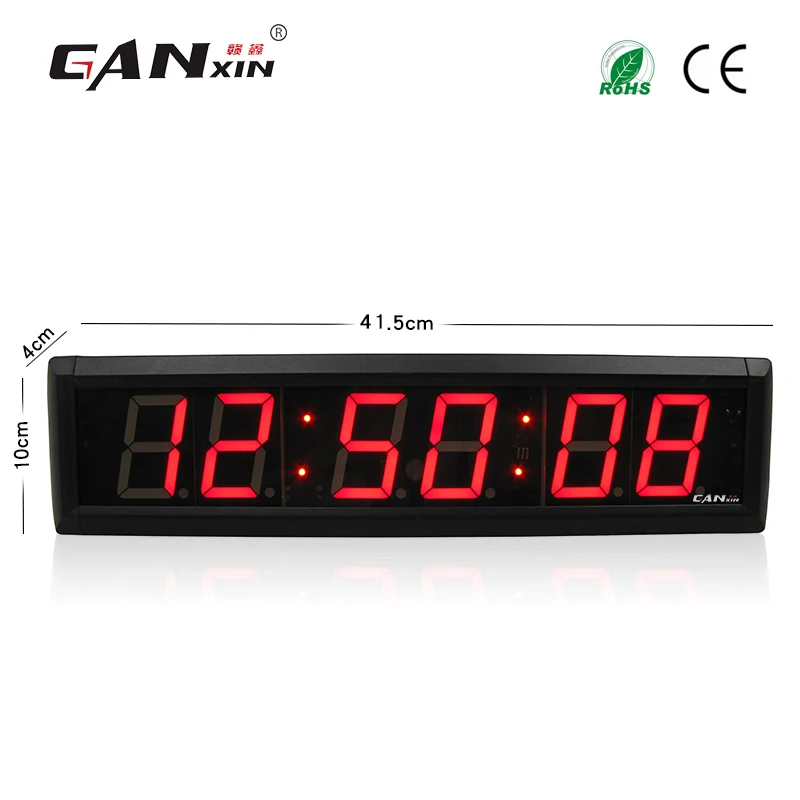 [GANXIN]2.3 inch  LED countdown Timer  7 segment display wall clock 12/24H