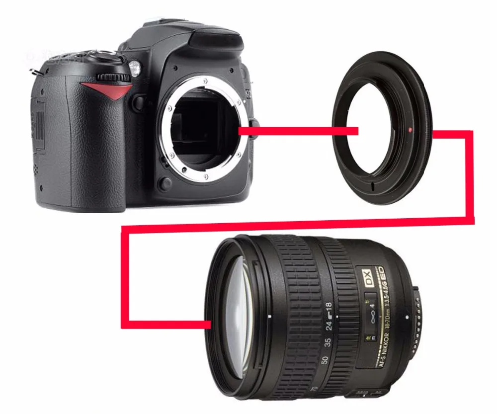 10 قطعة/الوحدة 52 55 58 62 67 72 77 مللي متر ماكرو عكس عدسة محول حلقة لنيكون AI D3100 D7100 D7000 D5100 D5000 18-55 مللي متر 50 f1.8