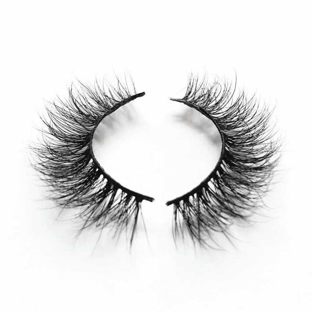 Morwalendi 3D Mink Wimpers Pluizige Mink Lashes Make Curly Valse Wimpers Natuurlijk Ogende Herbruikbare Cilios Handgemaakte