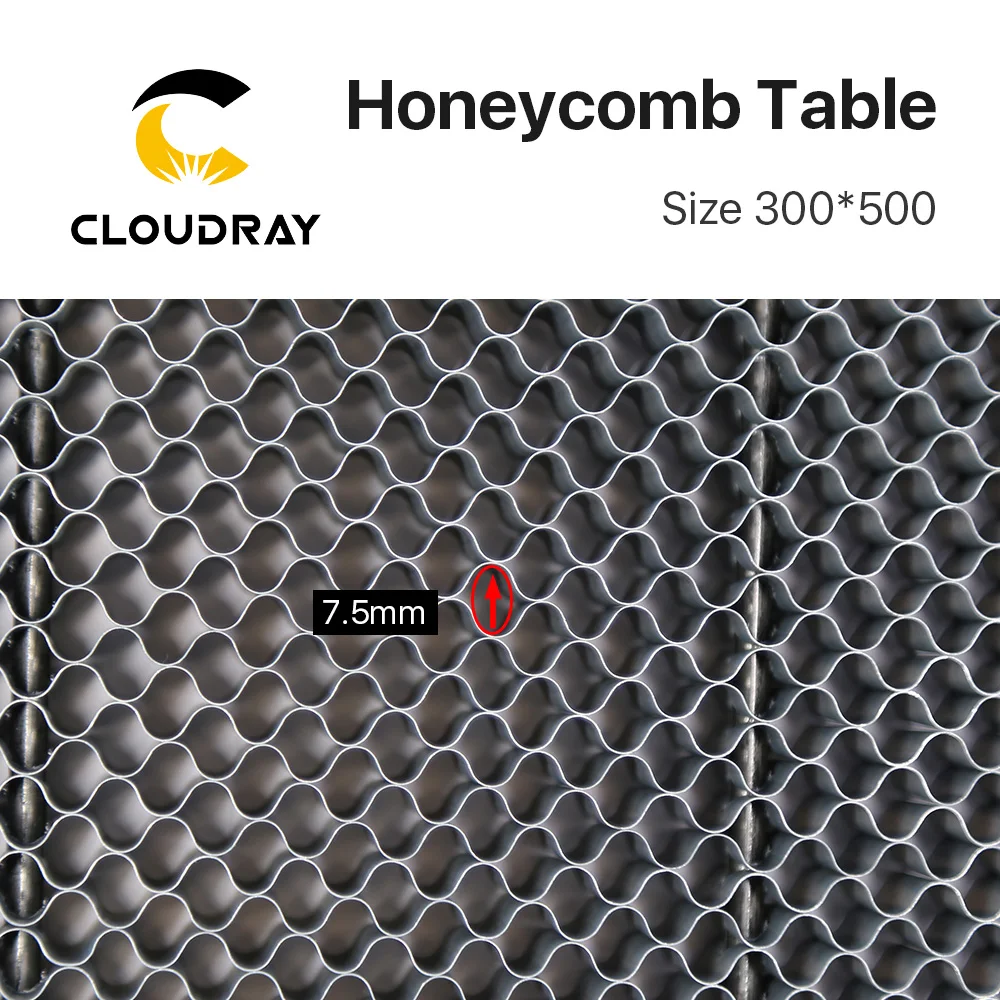 Cloudray Honeycomb Working Table 300*500 mm Customizable Size Board Platform Laser Parts for CO2 Laser Engraver Cutting Machine