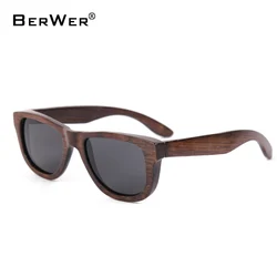 BerWer New Hot Sale Products Men Women Small Size Sunglasses Bamboo Sun Glasses Wooden Frame Handmade Sunglass