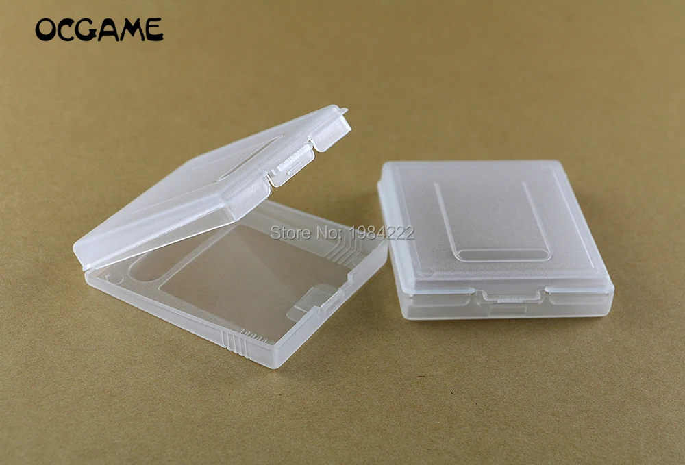 OCGAME 100pcs/lot Plastic Game Cartridge Case game case For GameBoy Color Pocket GB GBC GBP