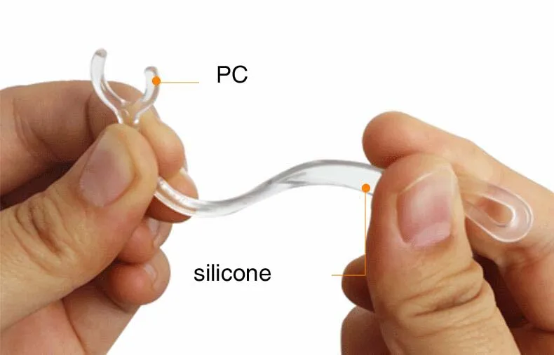 6mm 7mm 8mm 10mm Bluetooth Earphone transparent silicone Earhook Loop Clip Headset Ear Hook Replacement Headphone Accessories