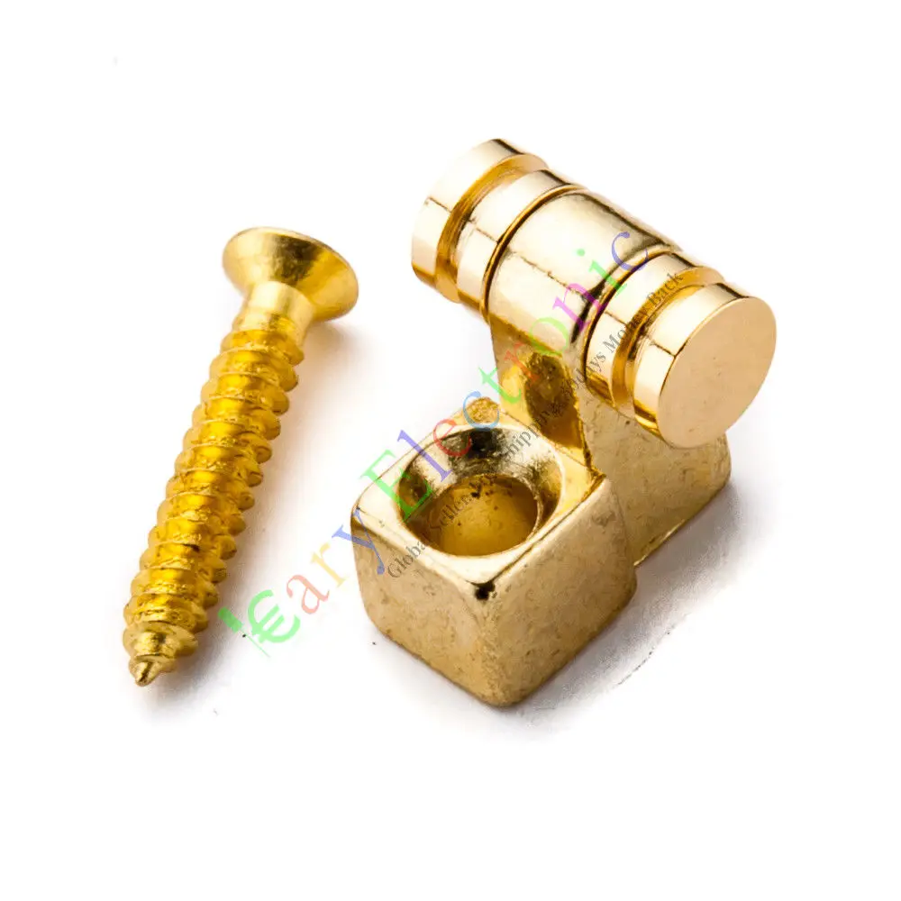 Wholesale and retail 20pc Gold Electric Guitar Neck Ball Press Button Screw Musical Instruments Parts free shipping