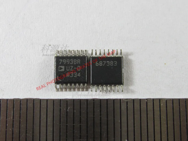 2pcs AD7993BRUZ-0 TSSOP-16 AD7993 AD7993B  7933BRUZ  In Stock