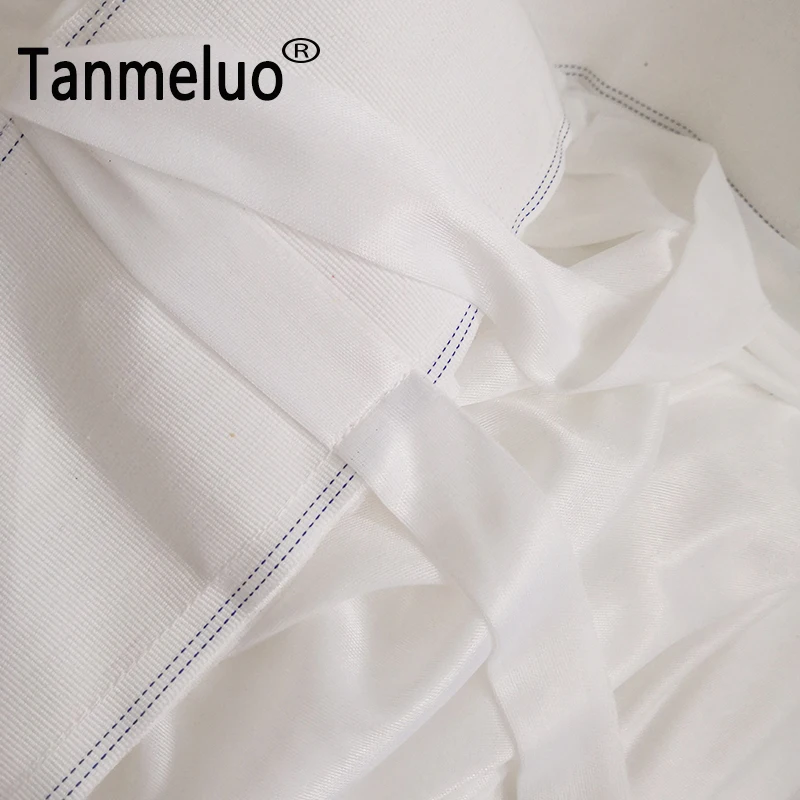 3M Width X 4M Height White Party Curtain Wedding Backdrops Stage Background Curtains Event Baby Shower Birthday Decoration
