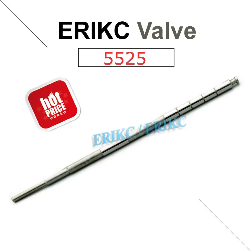 ERIKC 095000-8290 reapir valve rod kit 23670-09330 common rail injector valve plenger 5525 diesel valve rod length=117.7mm