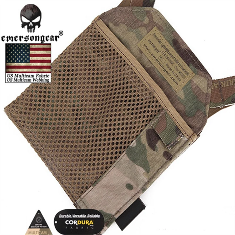 Emersongear Army Fan Tactical ID Card Case Patch Neck Lanyard and Credit Card Organizer ID Card Holder  by Genuine US multicam