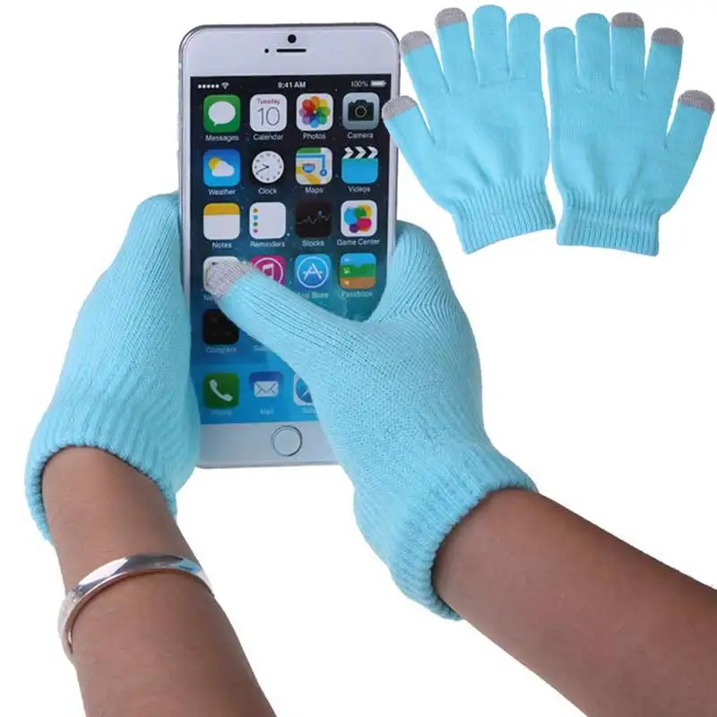 Unisex Winter Warm Capacitive Knit Gloves Hand Warmer for Touch Screen Smart Phone -MX8
