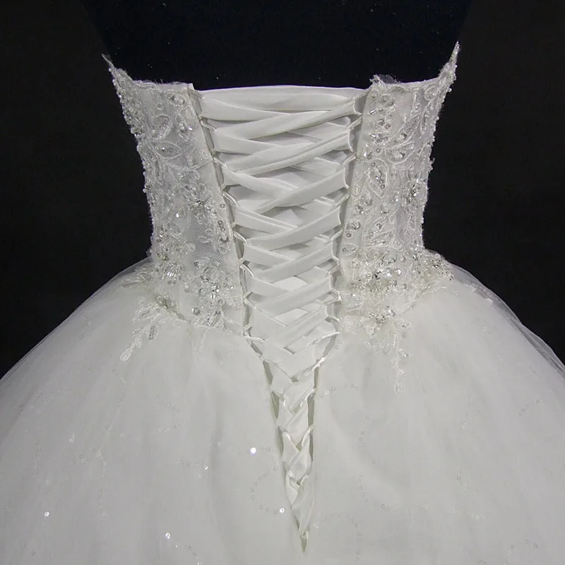 Abito da sposa elegante in pizzo di lusso di alta qualità Fasciatura vintage Abiti da ballo taglie forti Vestido De Noiva personalizzato