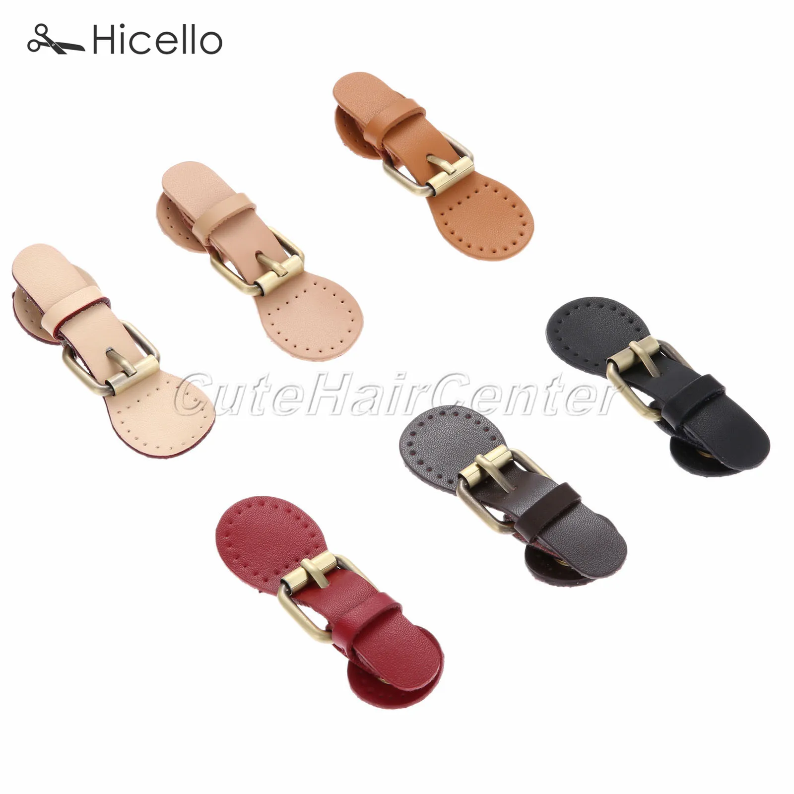 Leather Bag Buckles Alloy Mortise lock Fasteners Snap Sewing DIY Craft Handbag Costume Garment Accents Colorful Replace Hicello