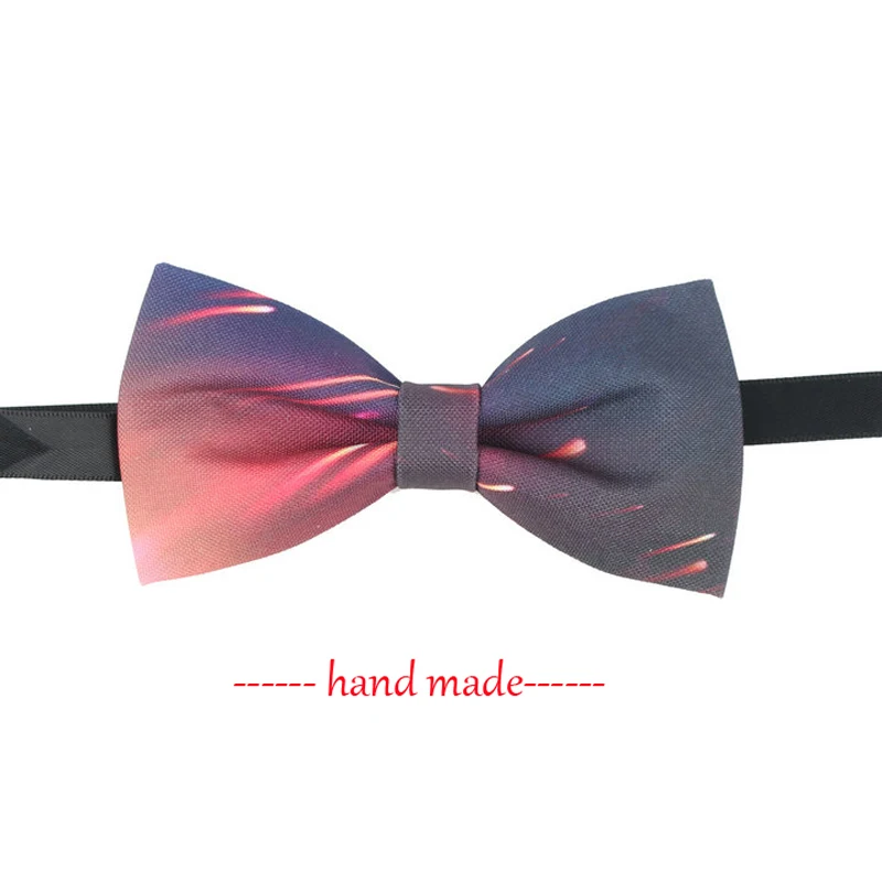 Van Gogh Printing Necktie Bow Tie Fashion Mens Womens Wedding Business The Starry Night Bow Tie Trendy Bowtie