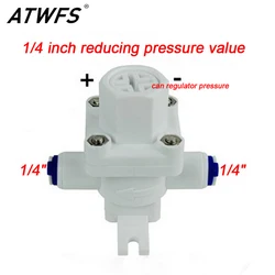 ATWFS Regulator ciśnienia urządzenie oczyszczające wodę poprzez odwróconą osmozę części przełącznik ciśnieniowy wody 1/4 ''połączenie zawór regulacyjny zmniejszenia zawór ciśnieniowy