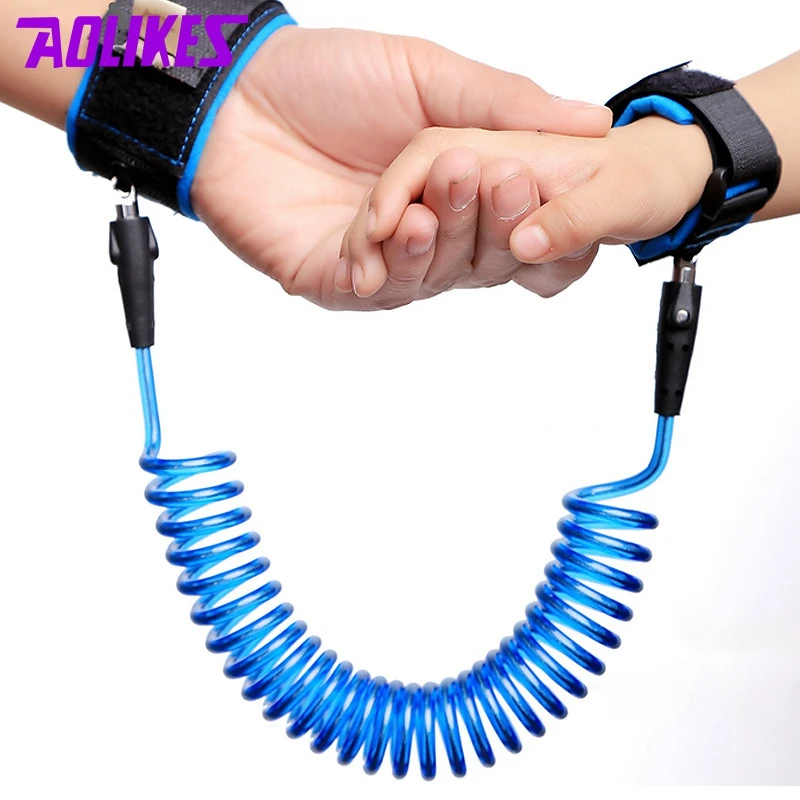 AOLIKES Outdoor Travel Anti-lost Wristband For Kids 1-10 Years old Parenting Wrist band Wrist Straps Wraps Wholesale