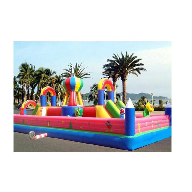 Inflatable Amusement Equipment, Happy Castle, Fun City, Factory Price, on Sale