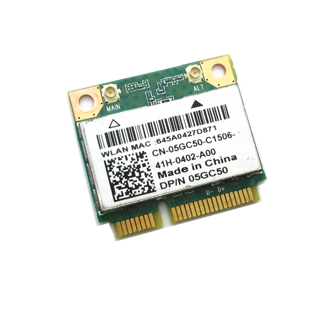 

For Inspiron 15-3542 Laptop 05GC50 QCWB335 802.11n Fit for Bluetooth 4.0 Wireless WiFi Card