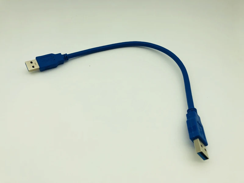 5pcs USB 3.0 30cm Cable Male To Male USB Extension Cable Super Speed USB 3.0 Extender Data Cabo Cord For HDD PC Computer Mining