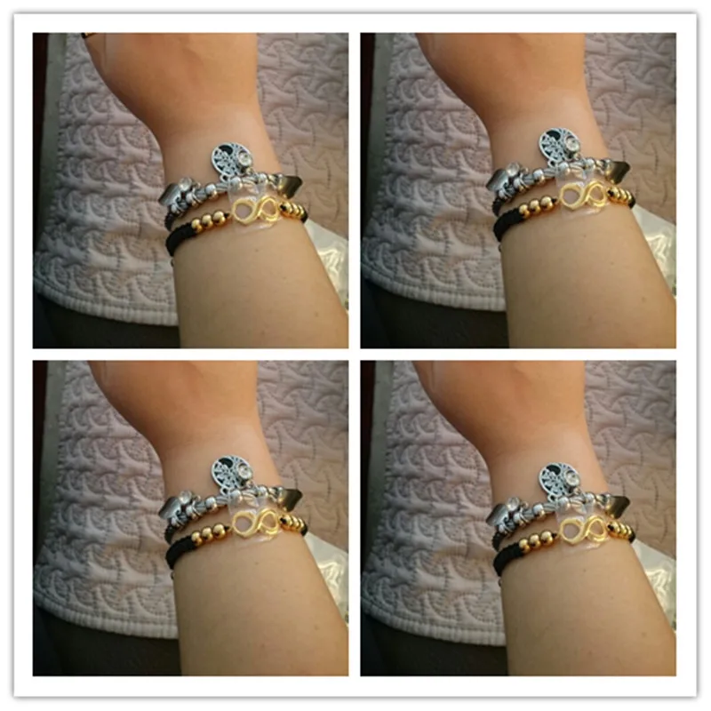 Life Tree Bracelet Charm Tree Resin cabochon Crystal Bracelet Gold Color Female Bracelets & Bangles Fashion Women Jewelry