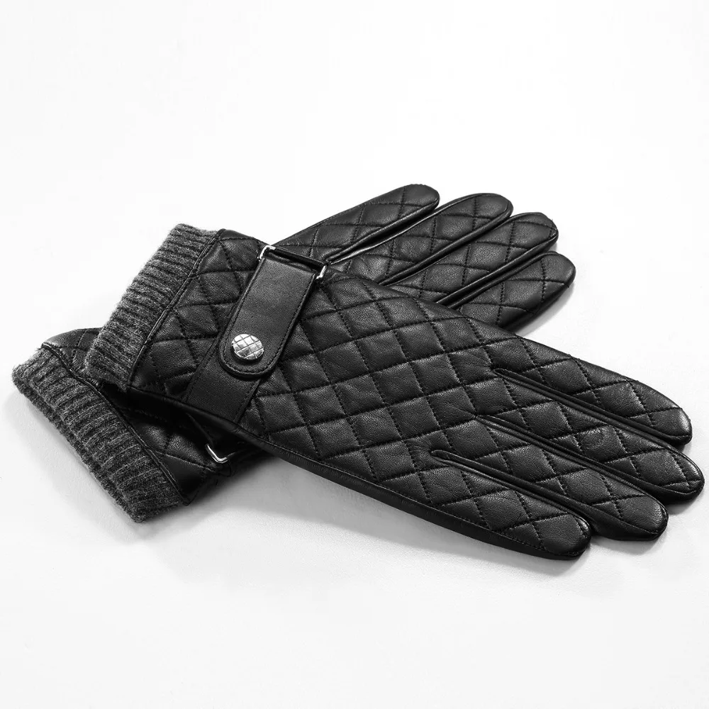 men's-fashion-plaid-genuine-leather-gloves-warm-plush-lined-sheepskin-driving-gloves-for-autumn-winter-9005
