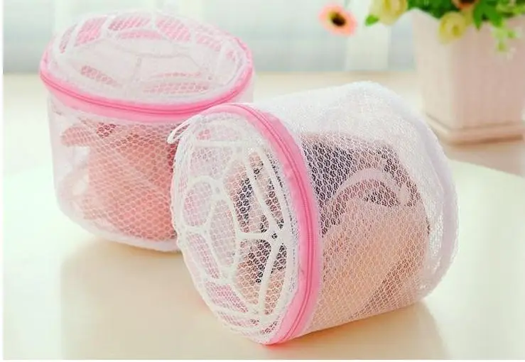 

200pcs Bra Laundry Bags Washing Machine Brassiere Lingerie Underwear Panties Clothes Laundry Washing Mesh Zipper Bag SN1911