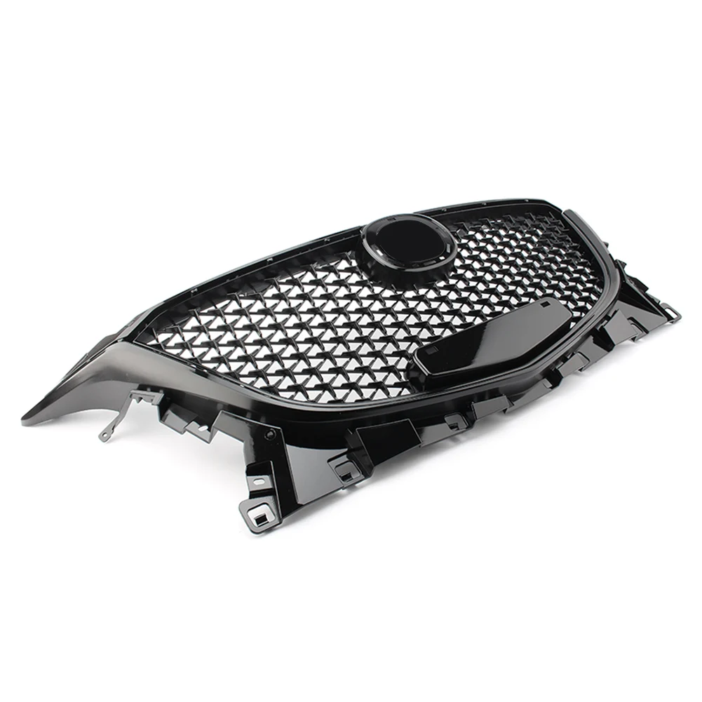 For Mazda 3 Axela GT BM BN 2014 2015 2016 Front Upper Grille Honeycomb Grill Black