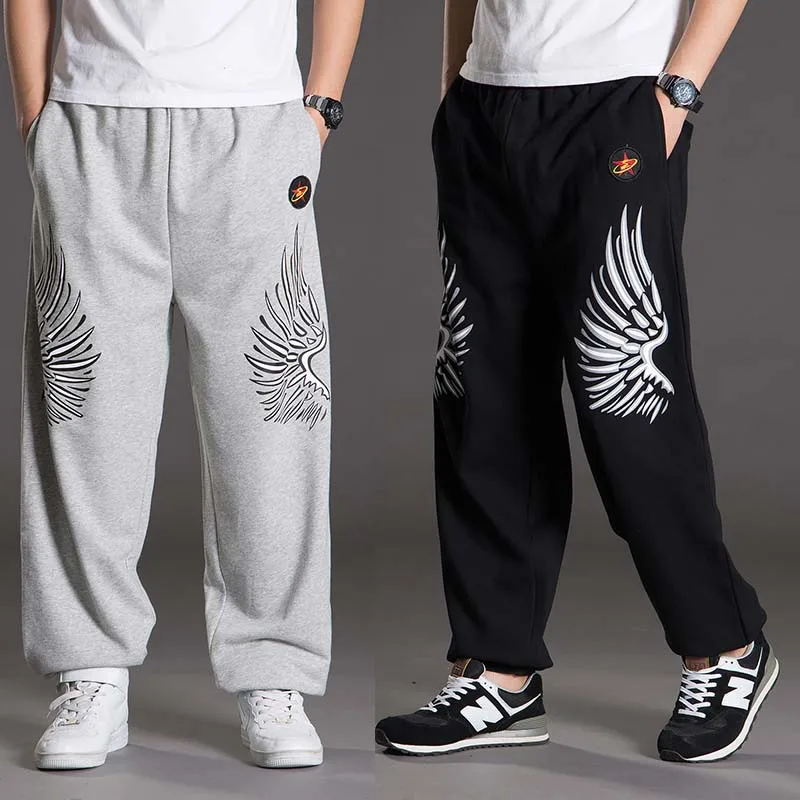 

Spring Autumn Big Size Sweatpants Men Hip Hop Harem Pants Loose Baggy Casual Joggers Cotton Sweat Pants Streetwear Dance