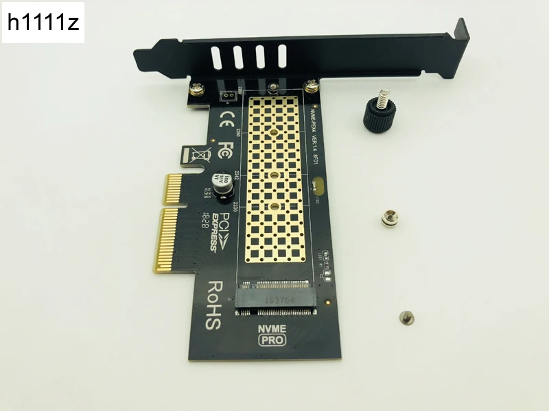 

Переходник M.2 NVMe SSD NGFF на PCIE X4, карта интерфейса M Key, поддерживает PCI Express 3,0x4 2230-2280, размер m.2, полная скорость