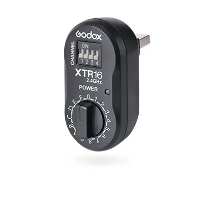 

Godox New 2.4G Wireless XTR-16 Receiver for X1C X1N XT-16 Transmitter Trigger