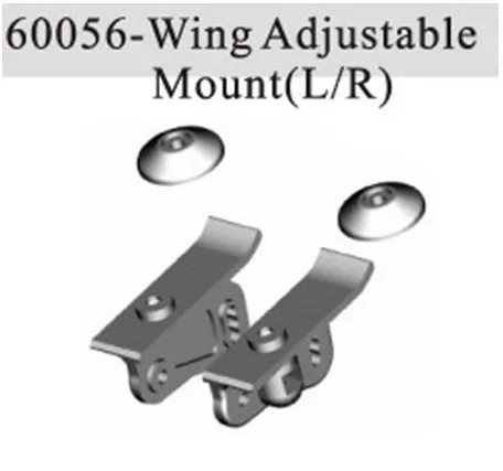 HSP part 60056 Wing Adjustable Mount (L/R) For 1/8th Hispeed RC Monster Truck Truggy Buggy Buggy Car spare parts